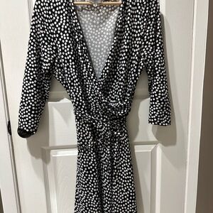 Black and White Polka Dot Dress